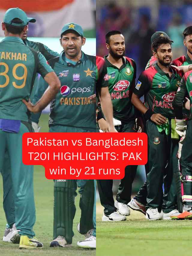 Pakistan vs Bangladesh Live Updates, Streaming, Score Sloshout Blog