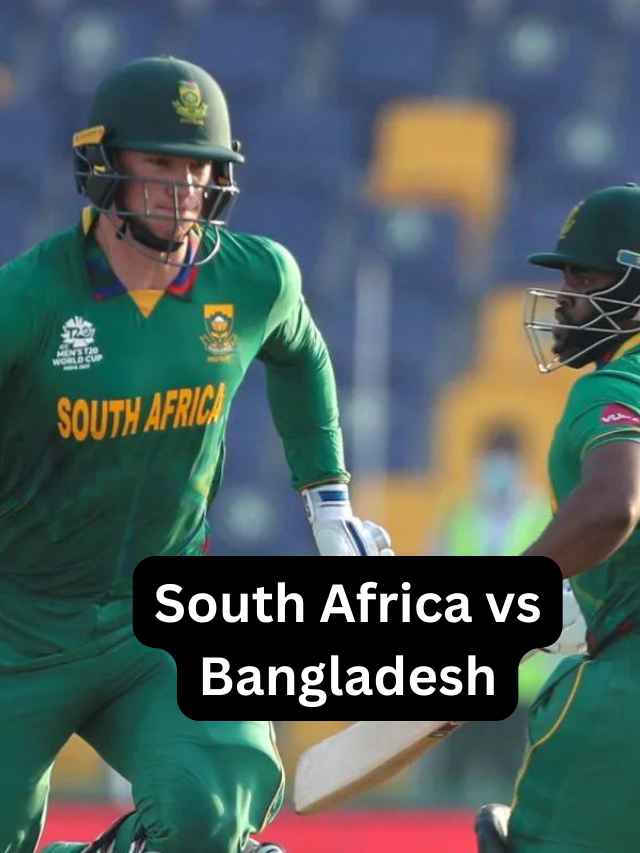 South Africa Vs Bangladesh Live Score, Cricket Updates – Sloshout Blog